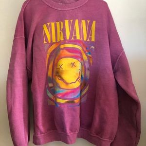 Pink Nirvana Swetashirt